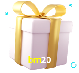 Receba seus bônus de boas-vindas no bm20